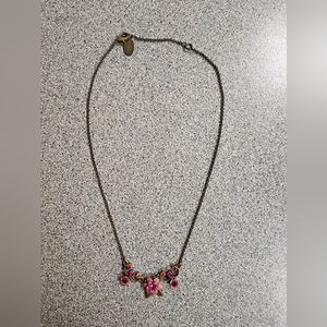 Michal Negrin Designer Flower Choker Necklace